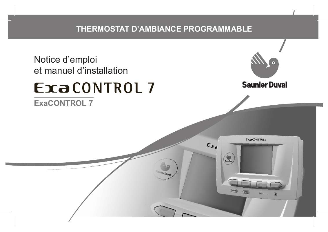 Comment Faire Fonctionner Exa Control7 Saunier Duval